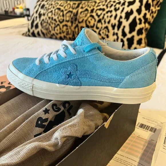 Golf Le Fleur Blue Leopard Print Converse CONVERSE X GOLF LE FLEUR